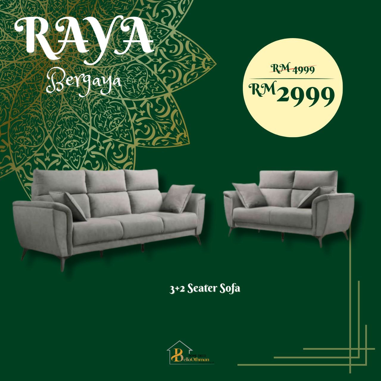 3+2 Seater Sofa