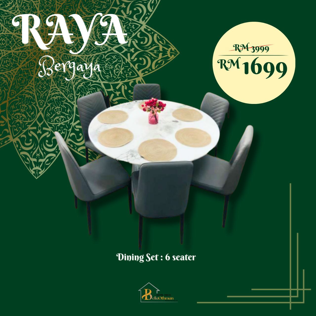 Dining Set (6 Seater)